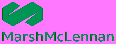 Blue logo with stylized initials